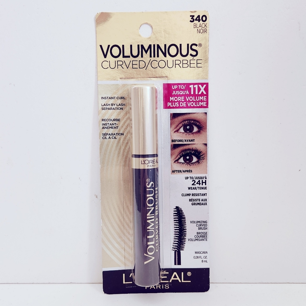 🔮3/$15 Loreal Paris Voluminous Original Curved Brush Washable Mascara Black
